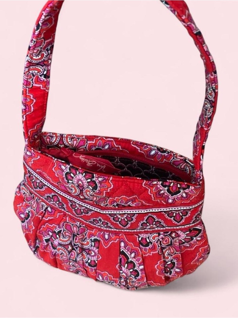 Vera Bradley Handbag Retired Pattern Frankly Scarlett